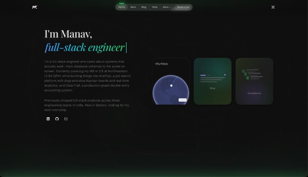 Building This Portfolio: The Engineering Behind the Design